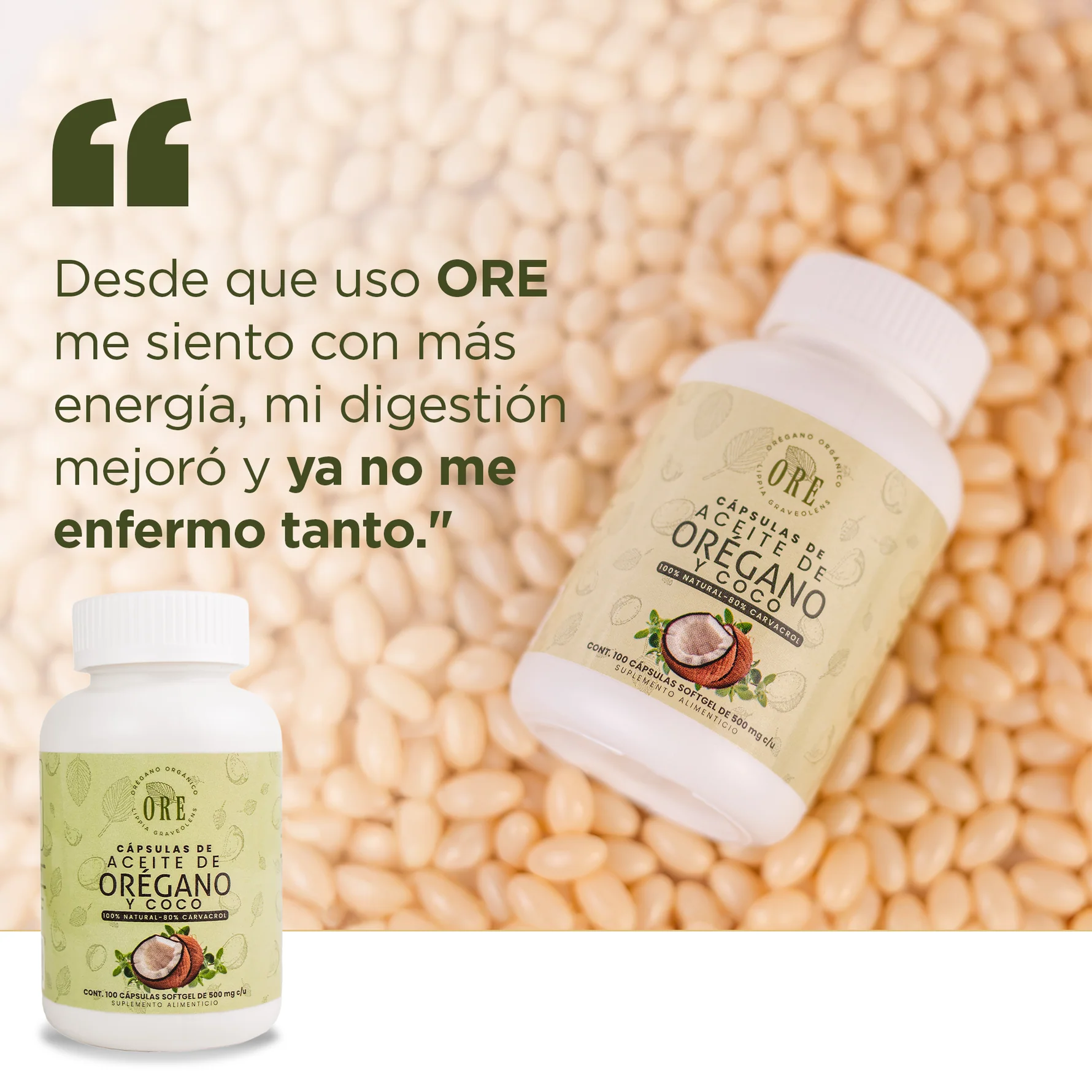 Cáps Aceite de Orégano y Coco - Imagen 6